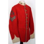 Post 1902 Leicestershire Regiment Colour Sergeants Tunic