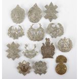 13x Scottish Regimental Cap / Glengarry Badges