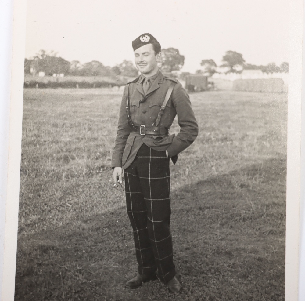 WW2 British B2 Fairbairn Sykes (F.S) Commando Knife and Archive Belonging to Captain Douglas James C - Image 6 of 7