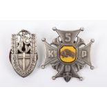 WW2 Polish 5th Kresowa Infantry Division Breast Badge