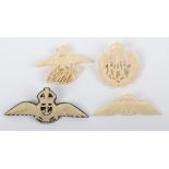 4x WW2 Period Sweetheart Brooches of RAF Interest