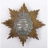 Scarce WW1 German Saxon Hussars Other Ranks Busby Plate