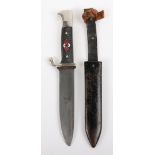 Early Third Reich Hitler Youth Boys Dagger with Motto by Hartkopf & Co Solingen