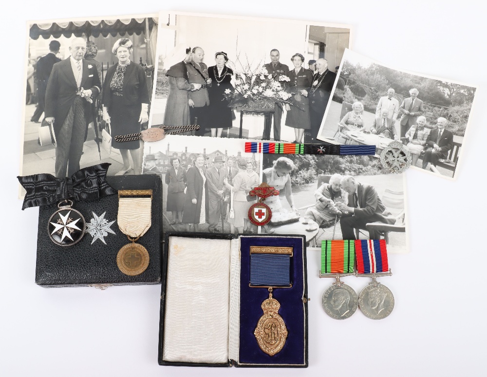 An Interesting Medal Group of Five Awarded to a Resident of Jersey Who Served as a VAD Nurse During