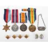 Grouping of Medals and Associated Items of 10th (Scottish) Battalion Kings Liverpool Regiment Intere