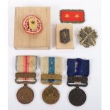 WW2 Japanese Medal & Insignia Grouping