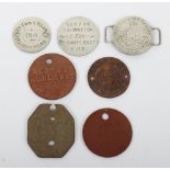 Grouping of Identity Discs of Hampshire Regiment Interest