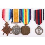 Scarce Great War Trio of Medals to the Civil Hospital Reserve