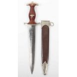 Third Reich SA (Sturmabteilung) Dress Dagger by EP&S Solingen