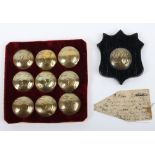 Imperial Russian Tunic Buttons Picked up During the Crimean War