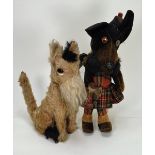 A Dean’s Rag Book Scottie dog in kilt, 1930s,