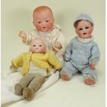 A.M 351 bisque head Dream baby, German 1920s,