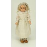 Kammer & Reinhardt, Rheinische Gummi celluloid shoulder head doll, German circa 1920,