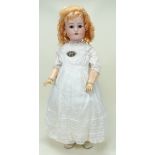 A large Kammer & Reinhardt bisque head doll, German circa 1910,