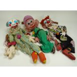 Four Pelham Puppet No.2 range puppets,