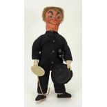 A rare boxed Dean’s Rag Book A.1 George Robey cloth doll, 1920s,