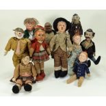 Collection of various Character dolls,