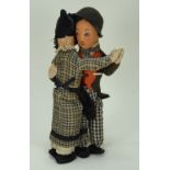 Dean’s Rag Book Charlie Chaplin and Auntie cloth dancing dolls, 1920s,