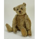 A good centre seam Steiff Teddy bear, German circa 1909,