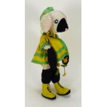 An interesting dressed woollen Lamb soft toy, 1950s,