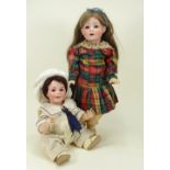 S.F.B.J 236 bisque head character doll, French circa 1910,