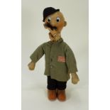 A Chad Valley Tom Websters ‘George’, Daily Mail doll, 1930s,