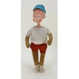 A scarce Dean’s Rag Book Carl Anderson’s Henry cartoon strip character doll, circa 1935,