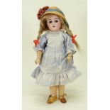 J.D Kestner 191 bisque head doll, German circa 1910,