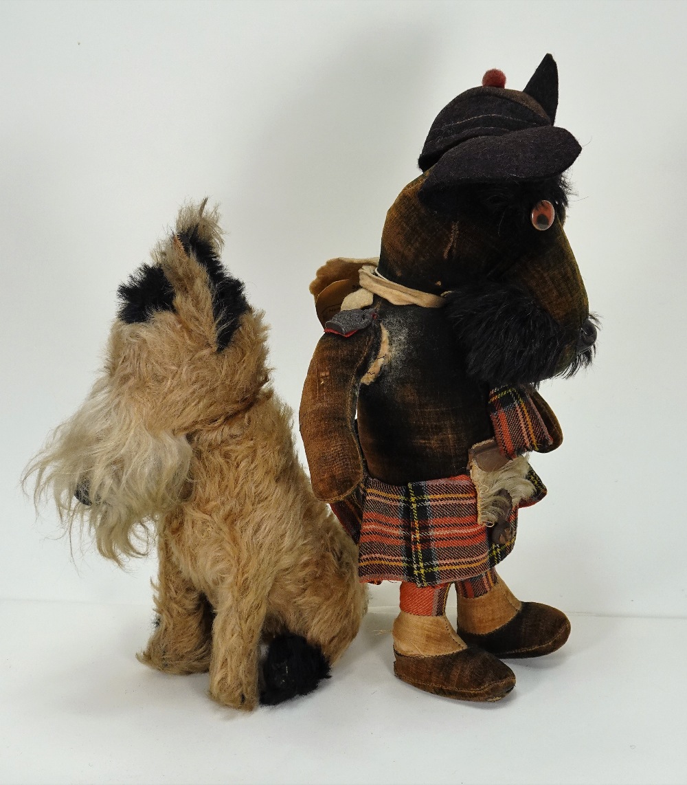 A Dean’s Rag Book Scottie dog in kilt, 1930s, - Image 2 of 2