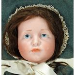 Kammer & Reinhardt 114 bisque head character doll, German circa 1910,