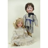 Bahr & Proschild 585 bisque head doll, German circa 1910,