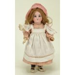 A sweet Belton-type bisque head doll, German circa 1905,