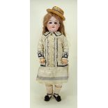 A.M 1894 bisque head doll, German circa 1910,