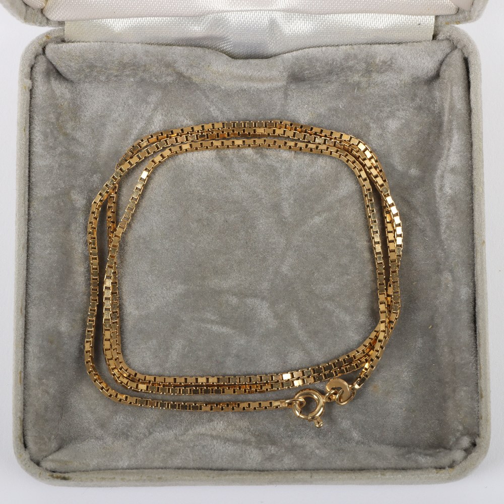 A 9ct gold linking chain - Bild 2 aus 4