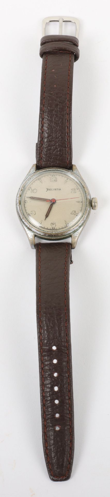 A rare German DIH military wristwatch by Helvetia