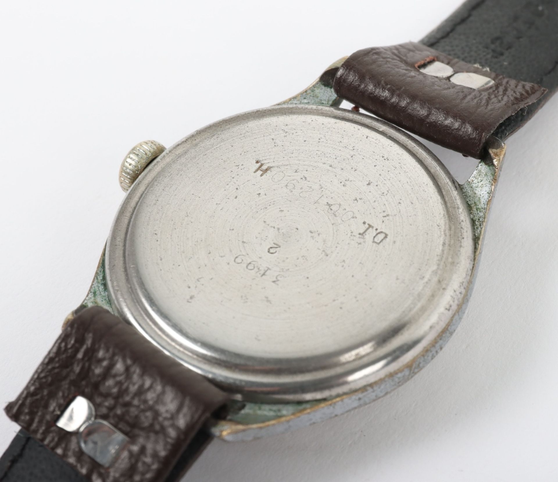 A rare German DIH military wristwatch by Helvetia - Image 3 of 5