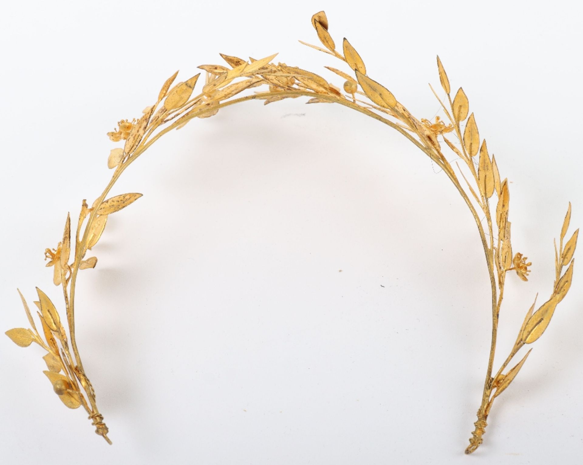 A rare mid 19th century gilt tiara and brooch, possibly English - Image 6 of 10