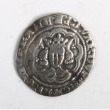 Edward III (1327-1377) fourth coinage pre-treaty Halfgroat series C (S.1574)