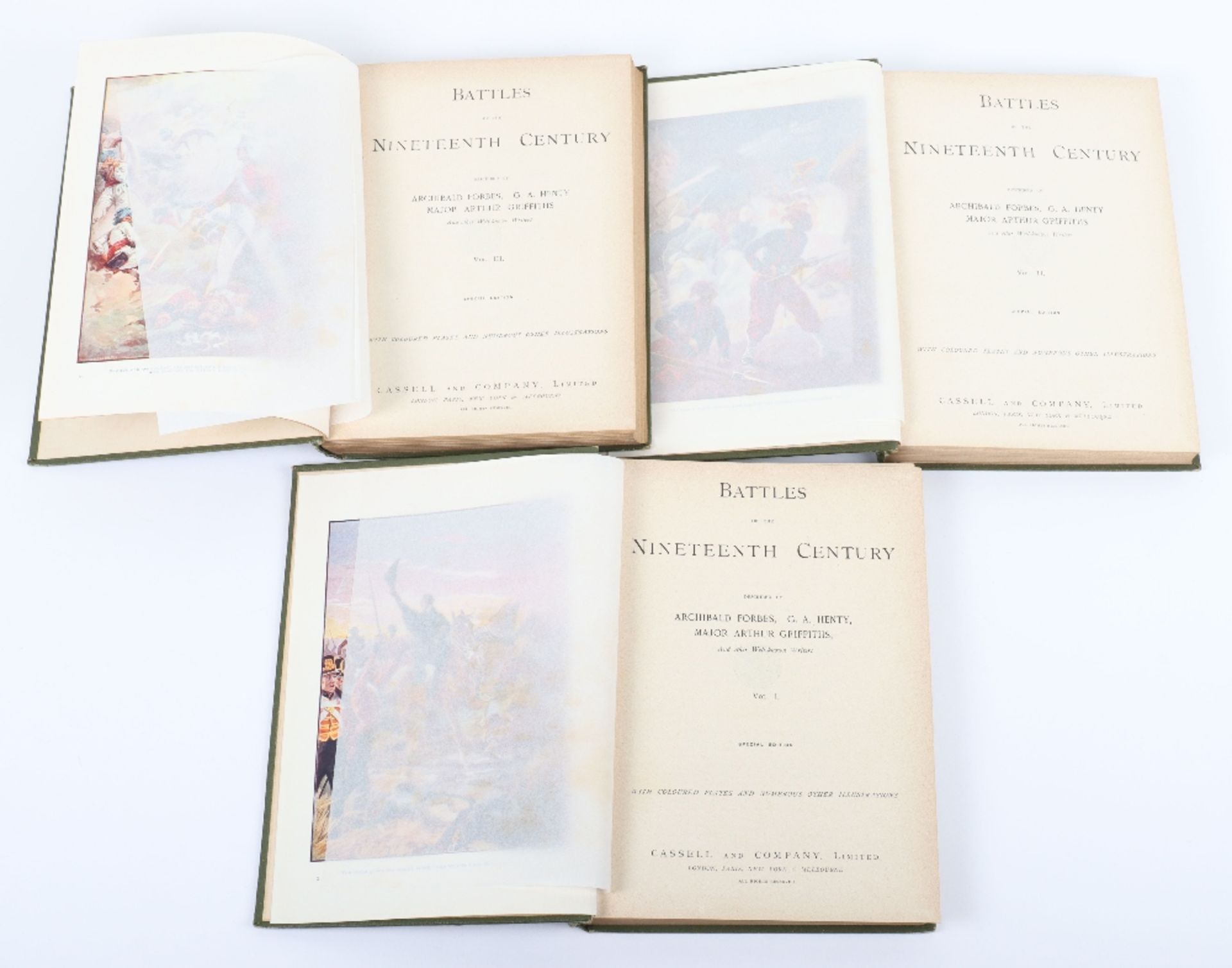 Archibald Forbes, Battles of the Nineteenth Century Volumes 1-VI - Image 3 of 4
