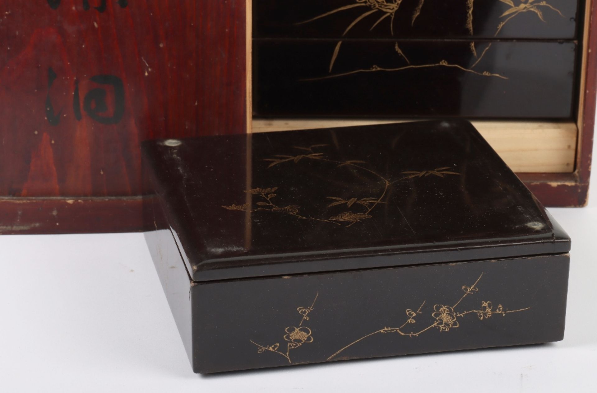 A Japanese Kodansu lacquer cabinet - Image 4 of 7