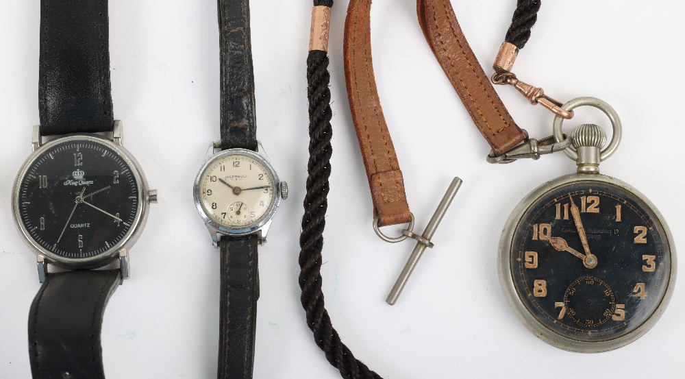 A selection of watches and a military style pocket watch - Image 2 of 4