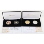 Football World Championship gold 2010 coin (.585 & 0.5g), Queens Diamond Jubilee (.585 & 0.5g), with