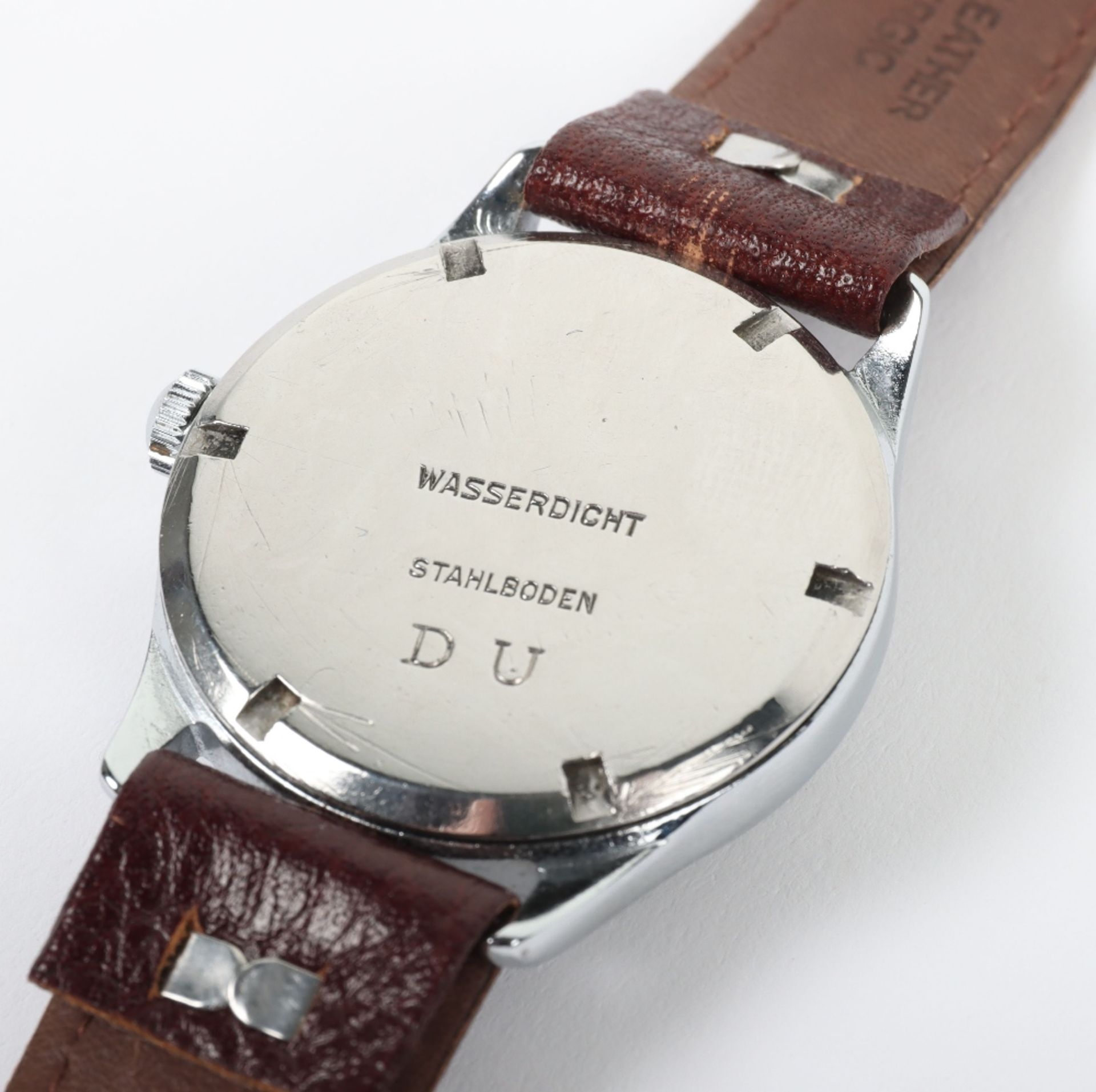 A German DU military wristwatch by Aster - Image 4 of 6