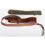 A leather ‘Sam Brown’ belt