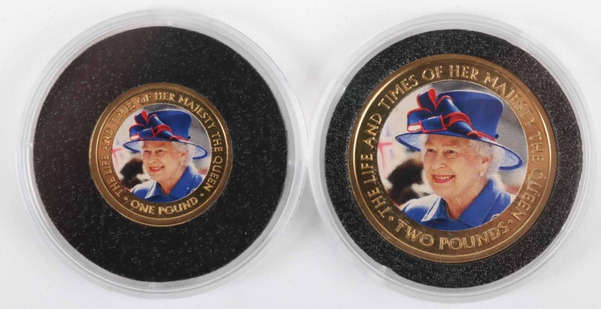 Queen Elizabeth II 90th Birthday 22ct gold Two Pound (16g) and One Pound (8g) - Image 2 of 3