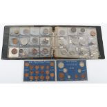 A folder of GB coinage