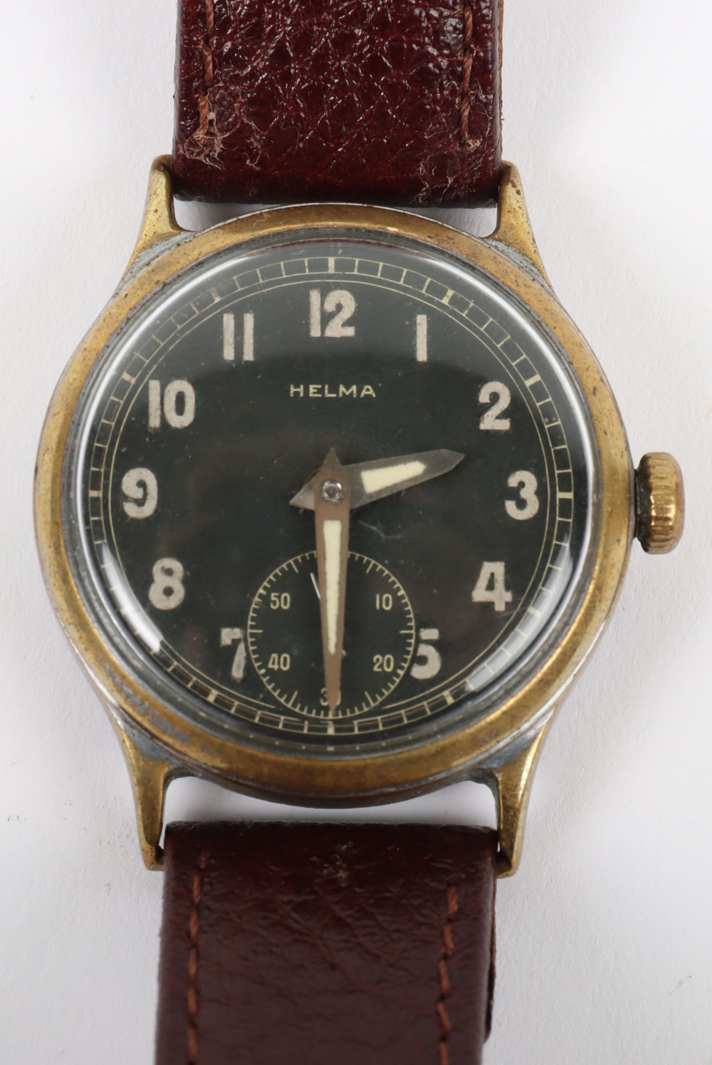 Helma wristwatch, plated brushed case - Image 2 of 5