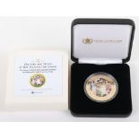 Sapphire Jubilee 22ct gold Five Pound coin