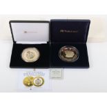 Westminster Mint 5oz Golden Jubilee silver and gold plate coin