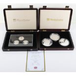 Westminster mint three oversized silver Diamond Jubilee coins of Fiji 2012 (31g)